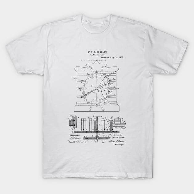 Game Device Vintage Patent Hand Drawing T-Shirt by TheYoungDesigns